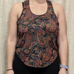 Paisley Racerback Tank